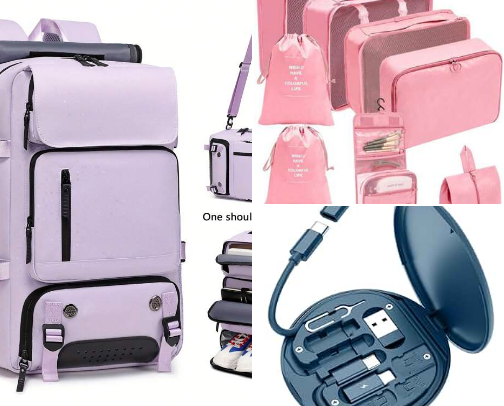 Travel essentials cover photo collage