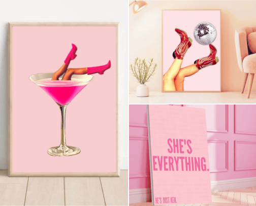 trendy wall art cover photo collage