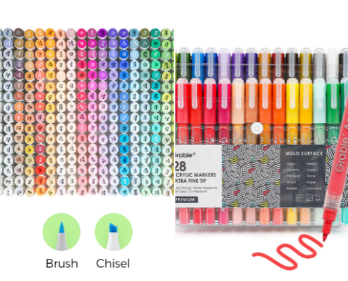 Coloring supplies cover photo collage