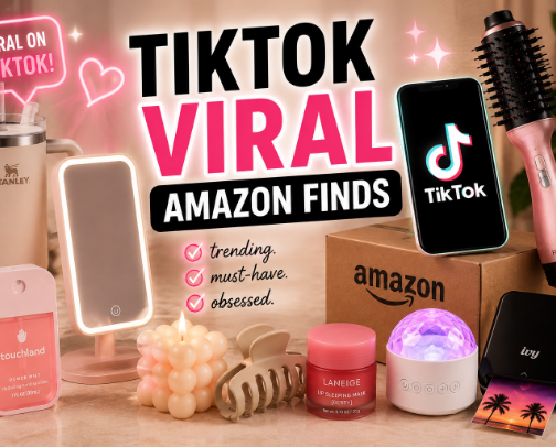 TikTok Viral Amazon Finds cover photo collage