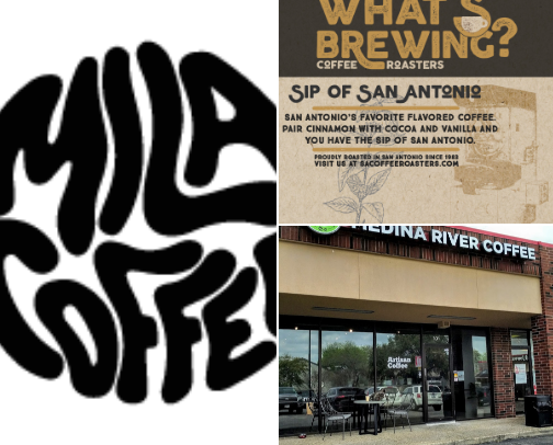 My favorite San Antonio Area Coffee Shops that are worth checking out cover photo collage