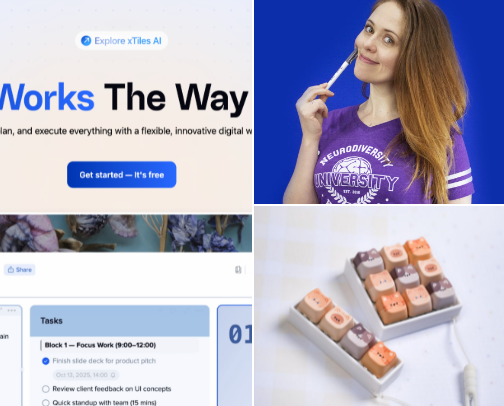 Stuff That Actually Helps Me Manage My ADHD! cover photo collage