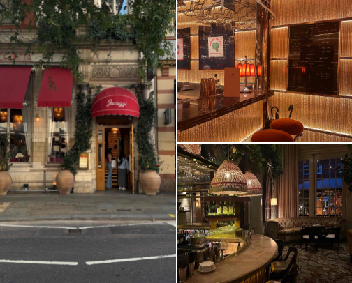 london must visit cafe + restaurants cover photo collage