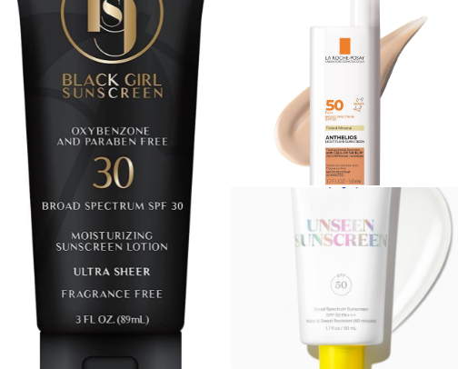 Dermatology NP’s guide for sunscreen without a white cast cover photo collage