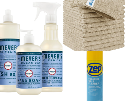 Products I use to keep my home fresh and clean on the daily 🧼🧹🫧 cover photo collage