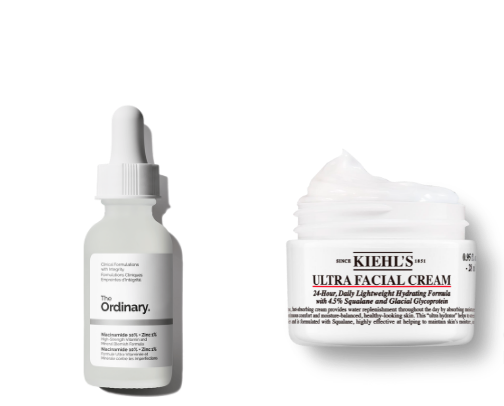favorite skincare products cover photo collage