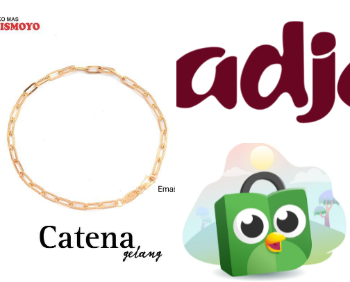 Gelang Emas Rantai Polos Catena Variasi J5 Ismoyo cover photo collage