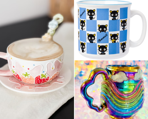 Kawaii Mugs cover photo collage