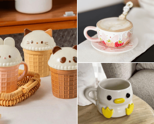 Kawaii Mugs cover photo collage