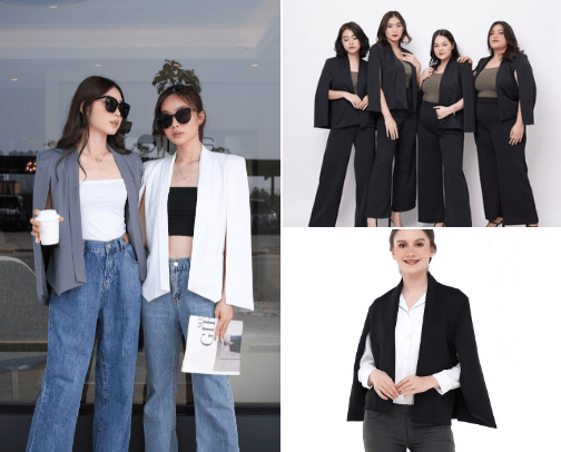 Blazer Elegan cover photo collage