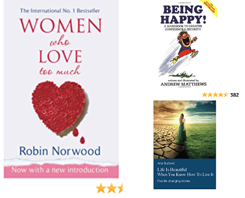 Selfgrowth books cover photo collage