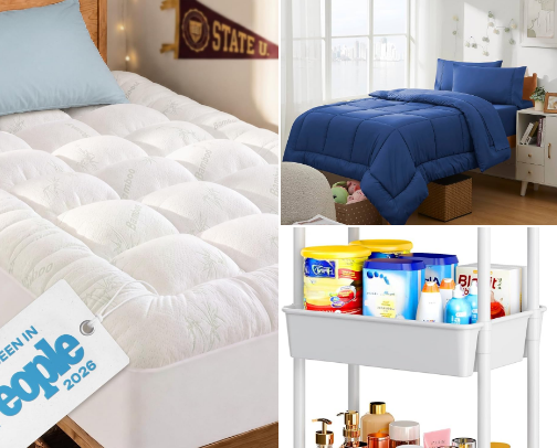 Dorm Room Essentials cover photo collage