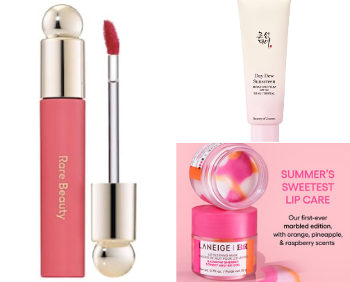 My favorite beauty recs cover photo collage