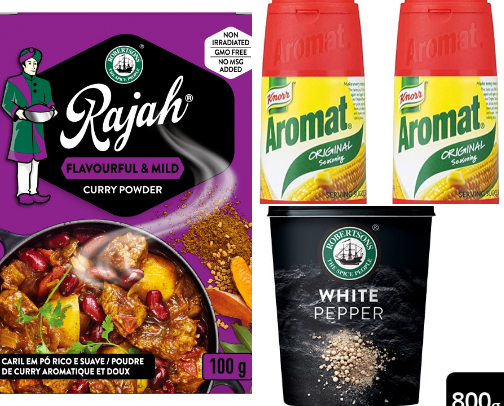 South African Household Spices cover photo collage
