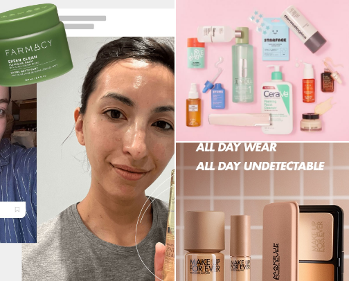 Iconic Makeup & Skin Care Routine cover photo collage