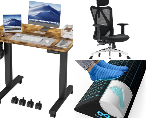 Work from home essentials cover photo collage