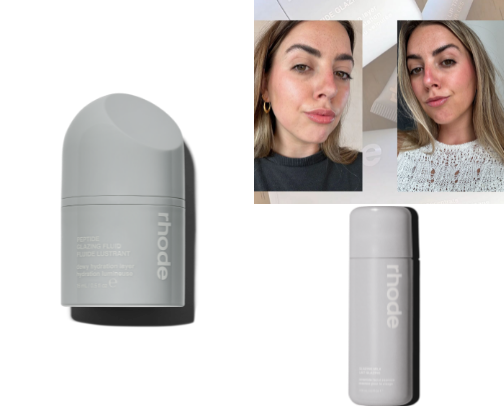 Rhode Favorites for Hydrated, Glowy Skin 🫶 cover photo collage