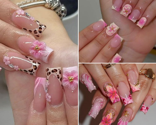 Press on nails (that are salon quality). cover photo collage