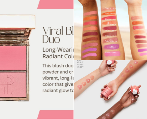 Favorite blushes of all time 💕 cover photo collage