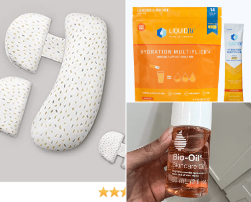 Pregnancy must haves cover photo collage