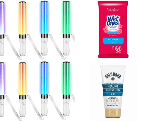 Kpop concert essentials cover photo collage