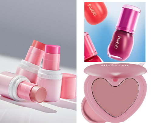 That 'no-makeup' makeup glow. cover photo collage
