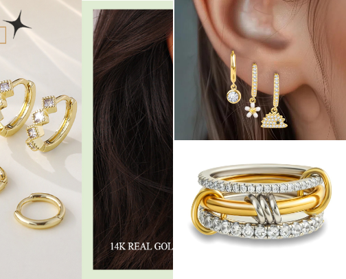 Affordable Jewelry NonTarnishable 💍 cover photo collage