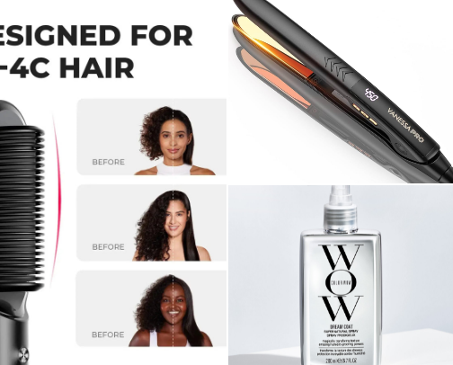 Fast Frizzy Hair Fixes! cover photo collage