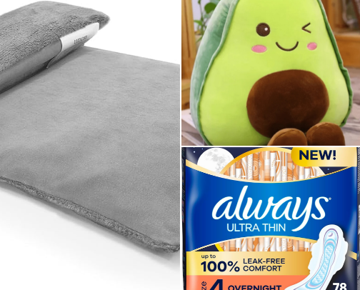 On your period? Ughh!!
This could make it easier! ✨ cover photo collage