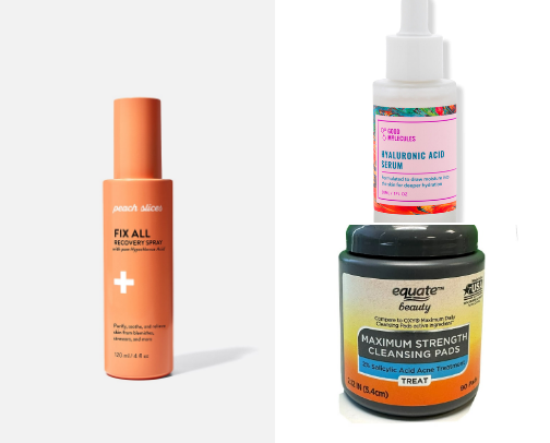 GLOWY SKINCARE | affordable skincare for radiant skin ✨ cover photo collage