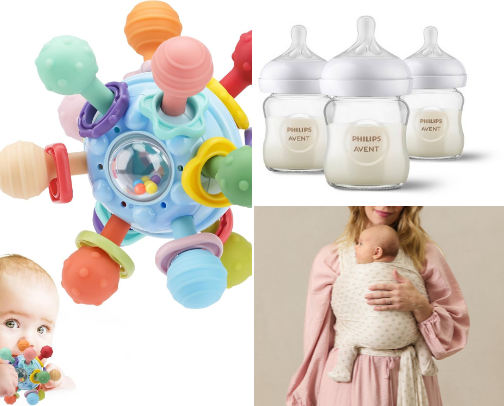 Baby stuff! 🍼🤍 cover photo collage