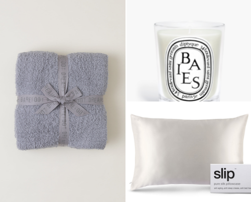Cozy Luxe: Self-Care Essentials cover photo collage