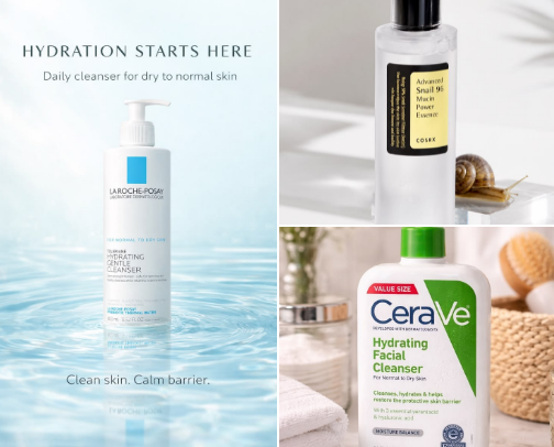 Everyday Skincare Essentials for a Simple Routine cover photo collage