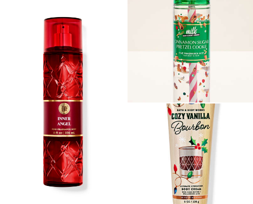 Bath and body works winter favorites cover photo collage