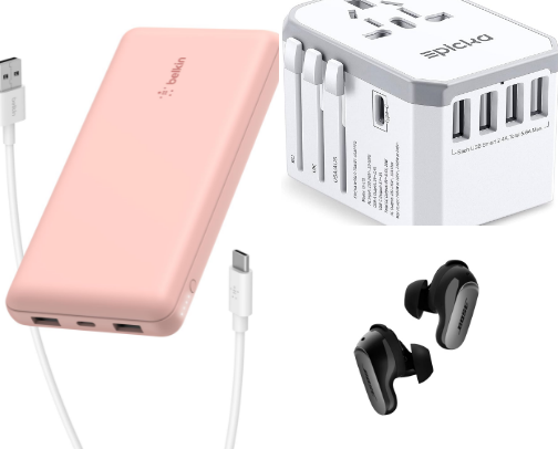 Must-Have Tech Travel Essentials for Digital Nomads cover photo collage