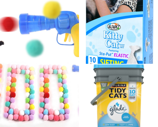 Fun Toys to keep your cats occupied! cover photo collage