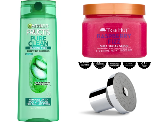 Shower 🚿🛀 beauty products cover photo collage