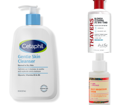 My Favorite Skincare Essentials for Glowing Skin cover photo collage