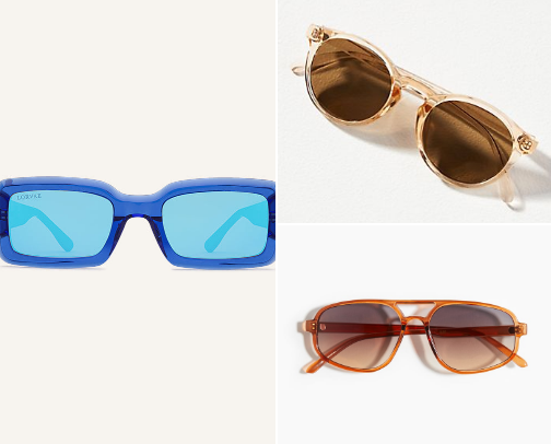 Affordable stylish sunglasses cover photo collage