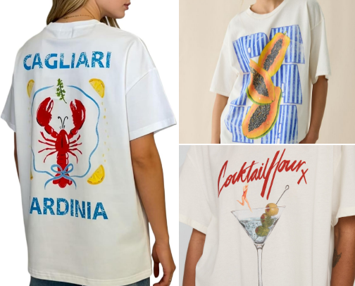 Summer Graphic Tees you need this year!! cover photo collage