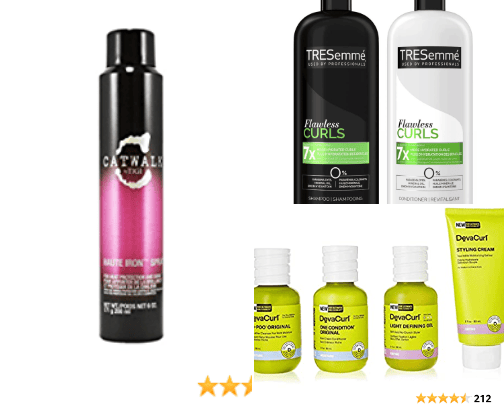 Hair Products cover photo collage