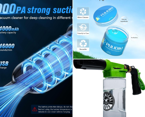At-Home Car Care Tools cover photo collage