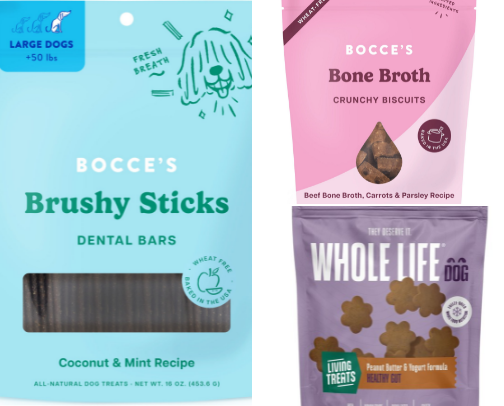 Healthy and Nutritious Dog Treats cover photo collage