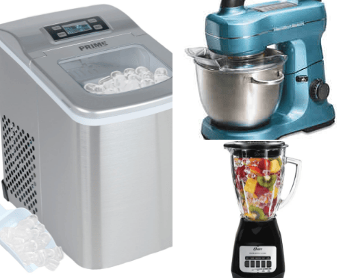 Kitchen appliances cover photo collage