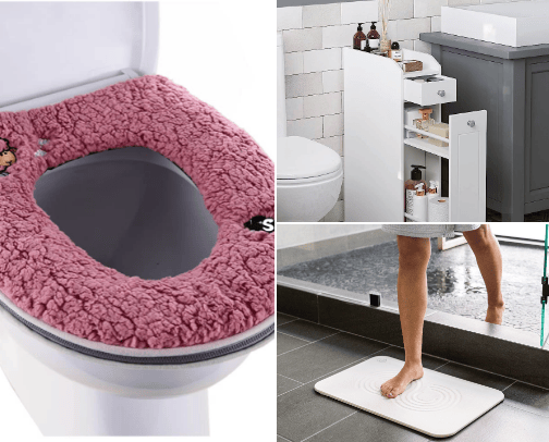 Bathroom essentials cover photo collage