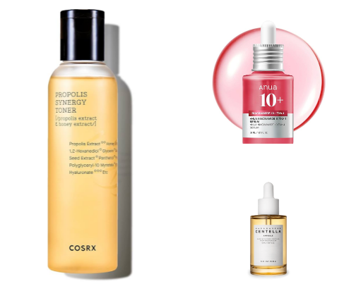 the top 10 affordable skincare products that saved my skin cover photo collage