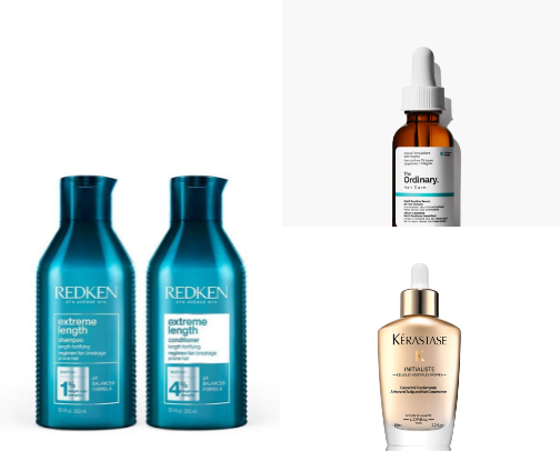 Hair growth essentials cover photo collage