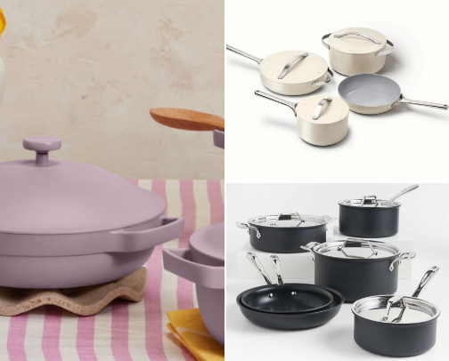 My favorite pots and pans cover photo collage