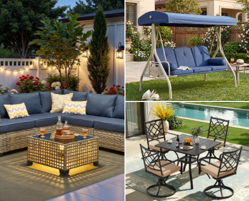 Luxury Outdoor Living cover photo collage