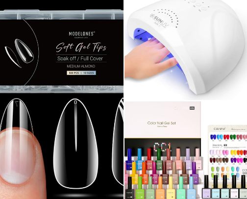 Top quality nail products on a budget cover photo collage